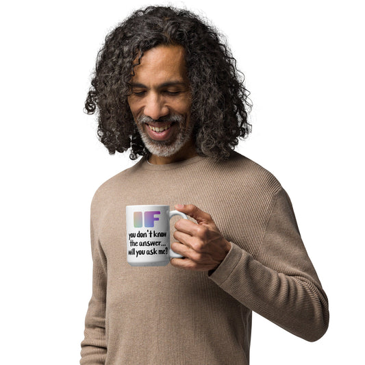 .LinP|RinP. White glossy mug .LinP|RinP.