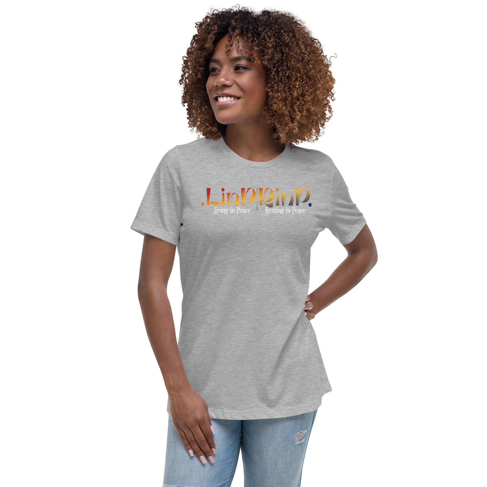 .LinP|RinP. Women's Relaxed T-Shirt .LinP|RinP.