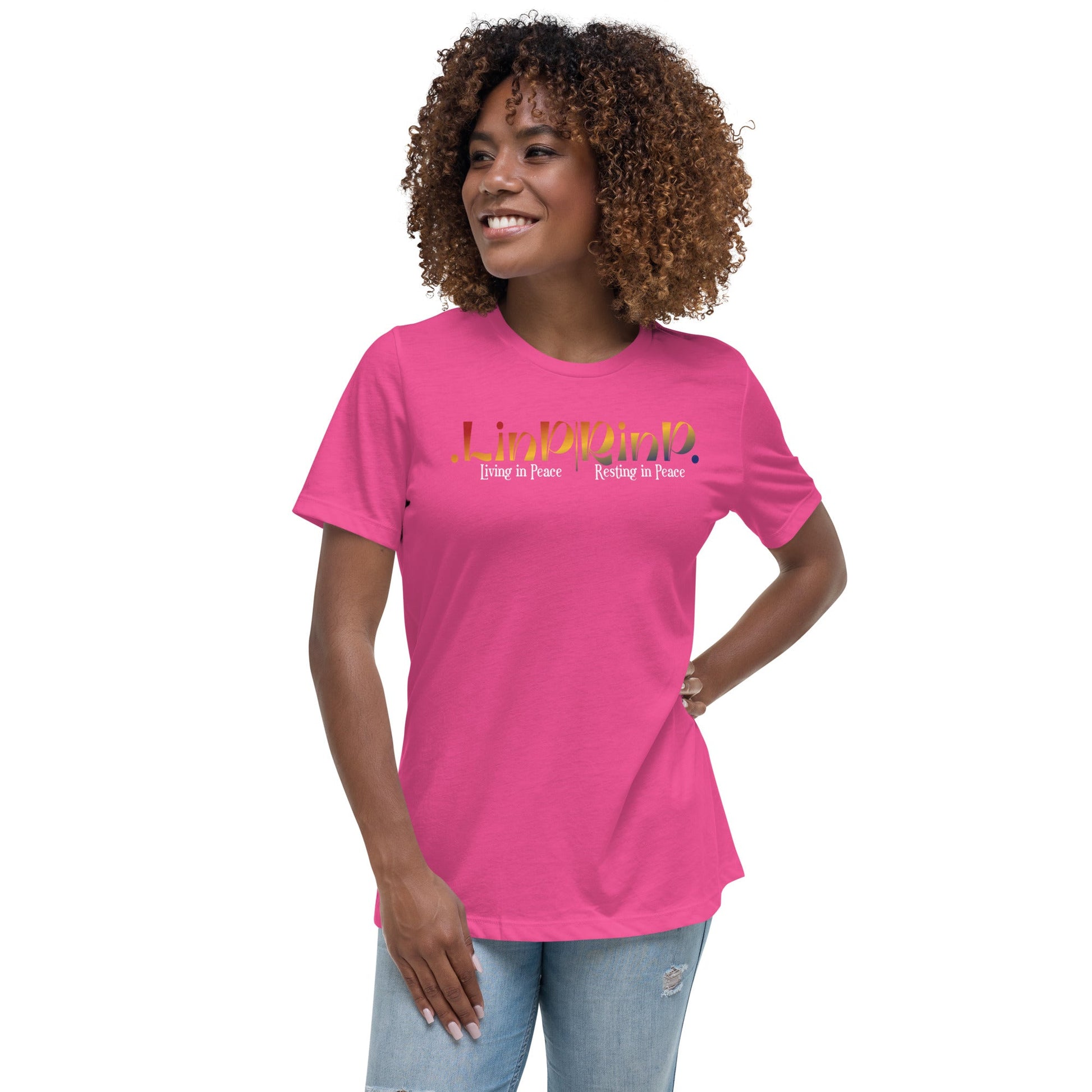 .LinP|RinP. Women's Relaxed T-Shirt .LinP|RinP.