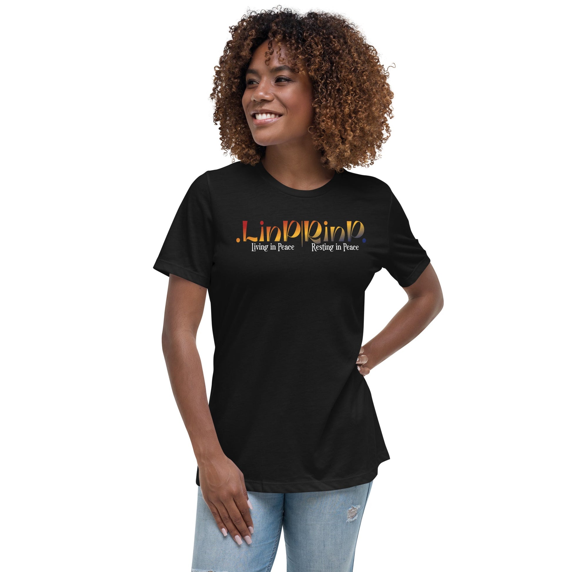 .LinP|RinP. Women's Relaxed T-Shirt .LinP|RinP.