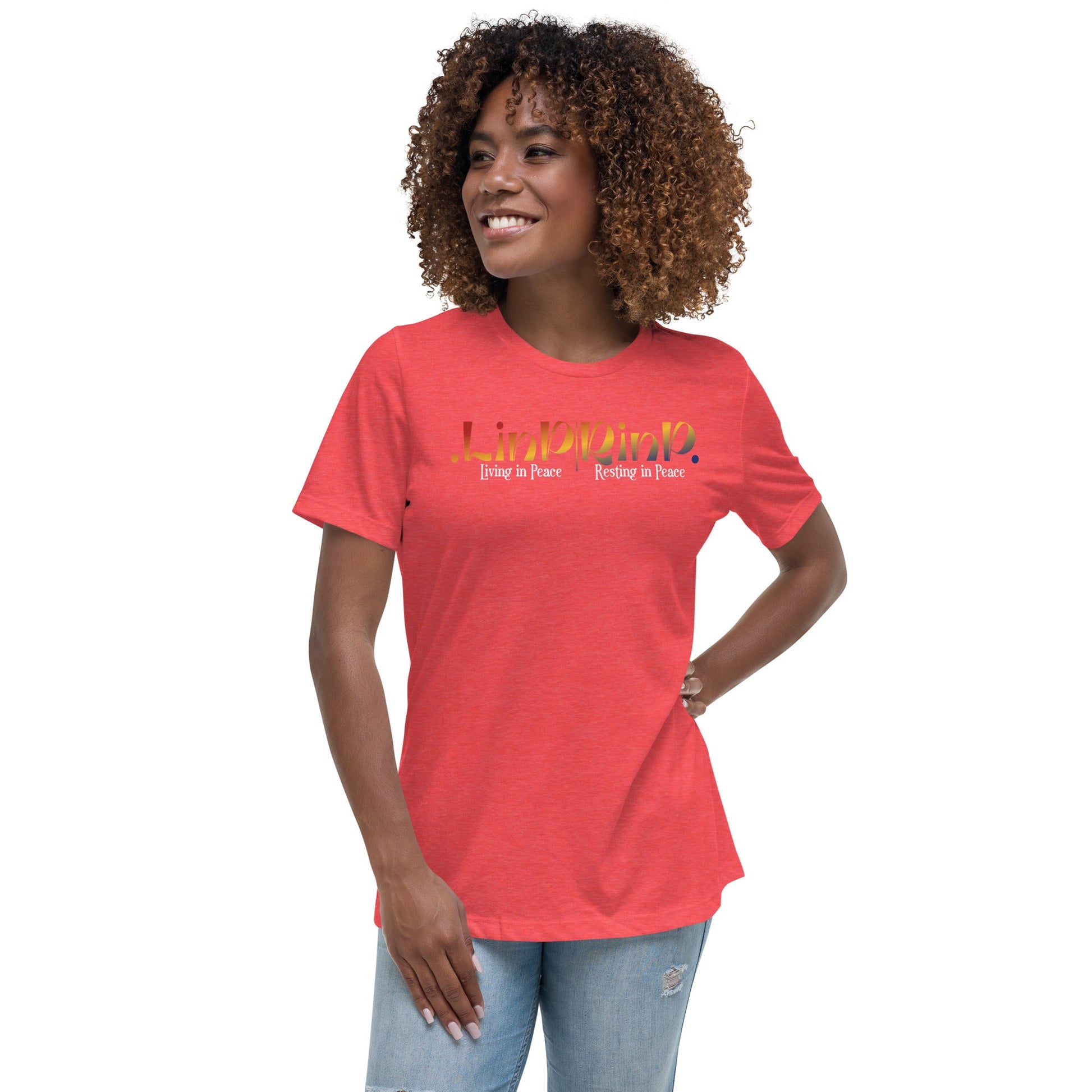 .LinP|RinP. Women's Relaxed T-Shirt .LinP|RinP.