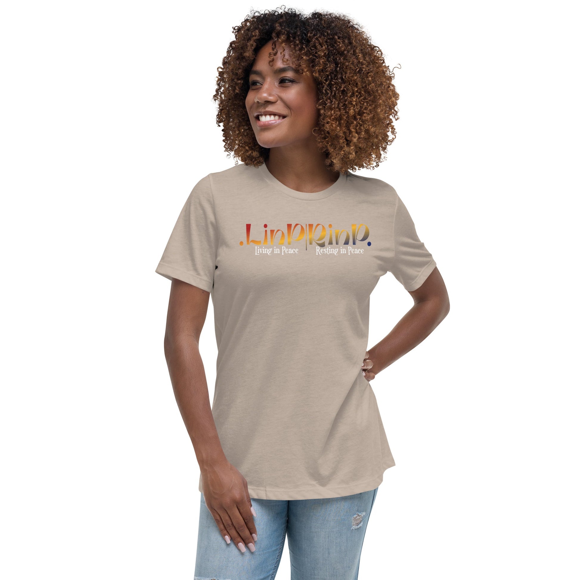 .LinP|RinP. Women's Relaxed T-Shirt .LinP|RinP.
