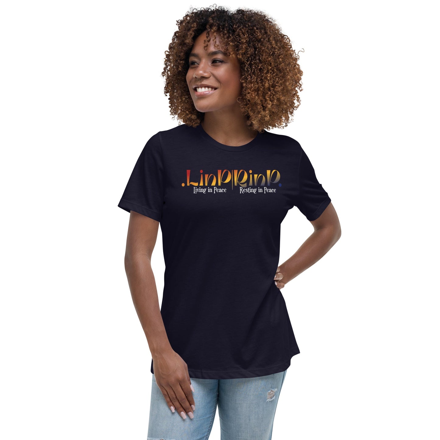 .LinP|RinP. Women's Relaxed T-Shirt .LinP|RinP.