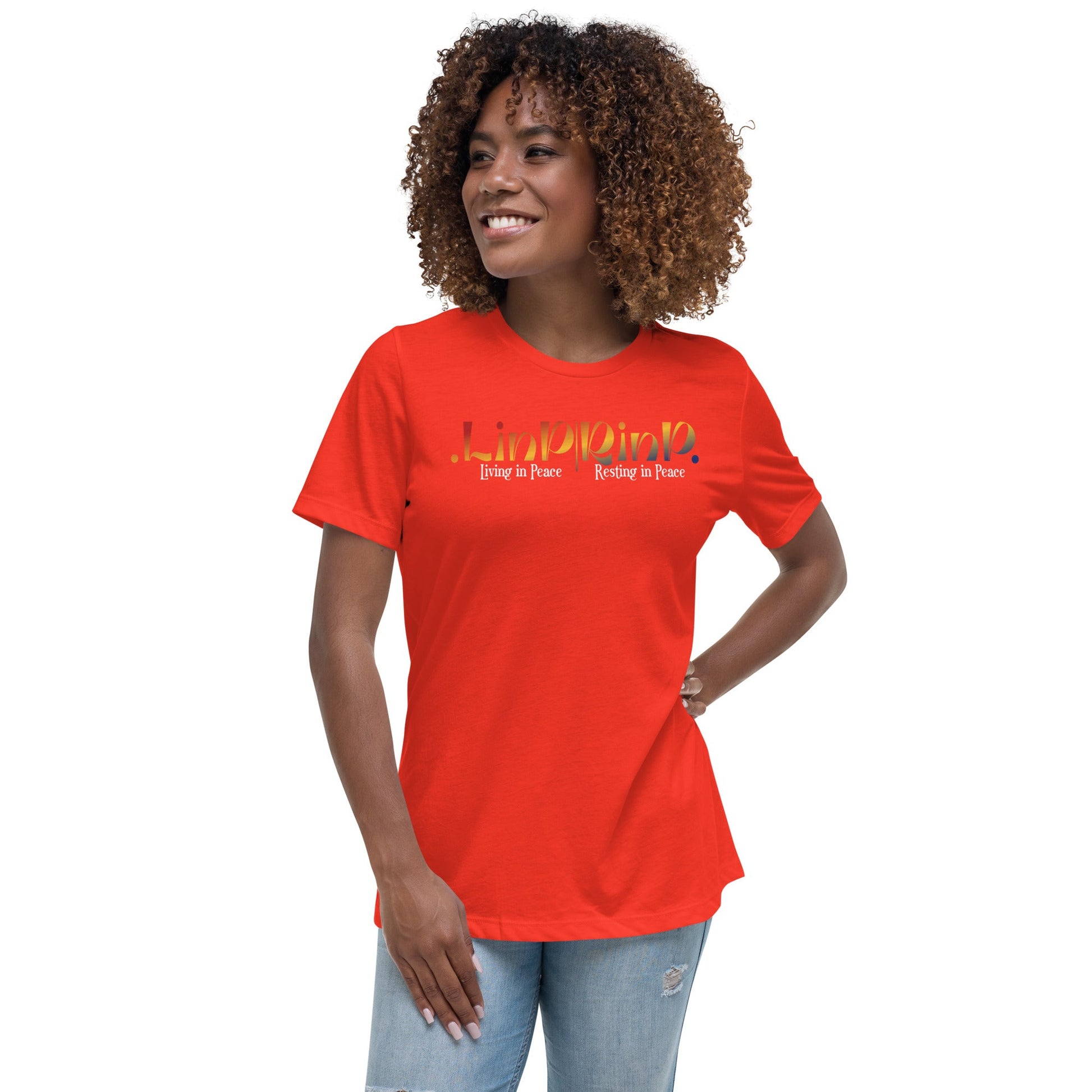 .LinP|RinP. Women's Relaxed T-Shirt .LinP|RinP.