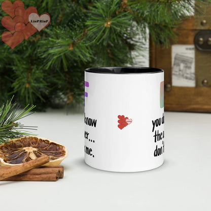 .LinP|RinP. Mug with Color Inside .LinP|RinP.