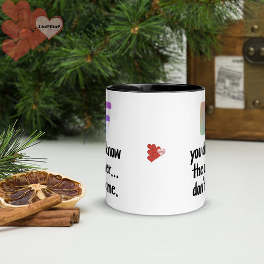 .LinP|RinP. Mug with Color Inside .LinP|RinP.