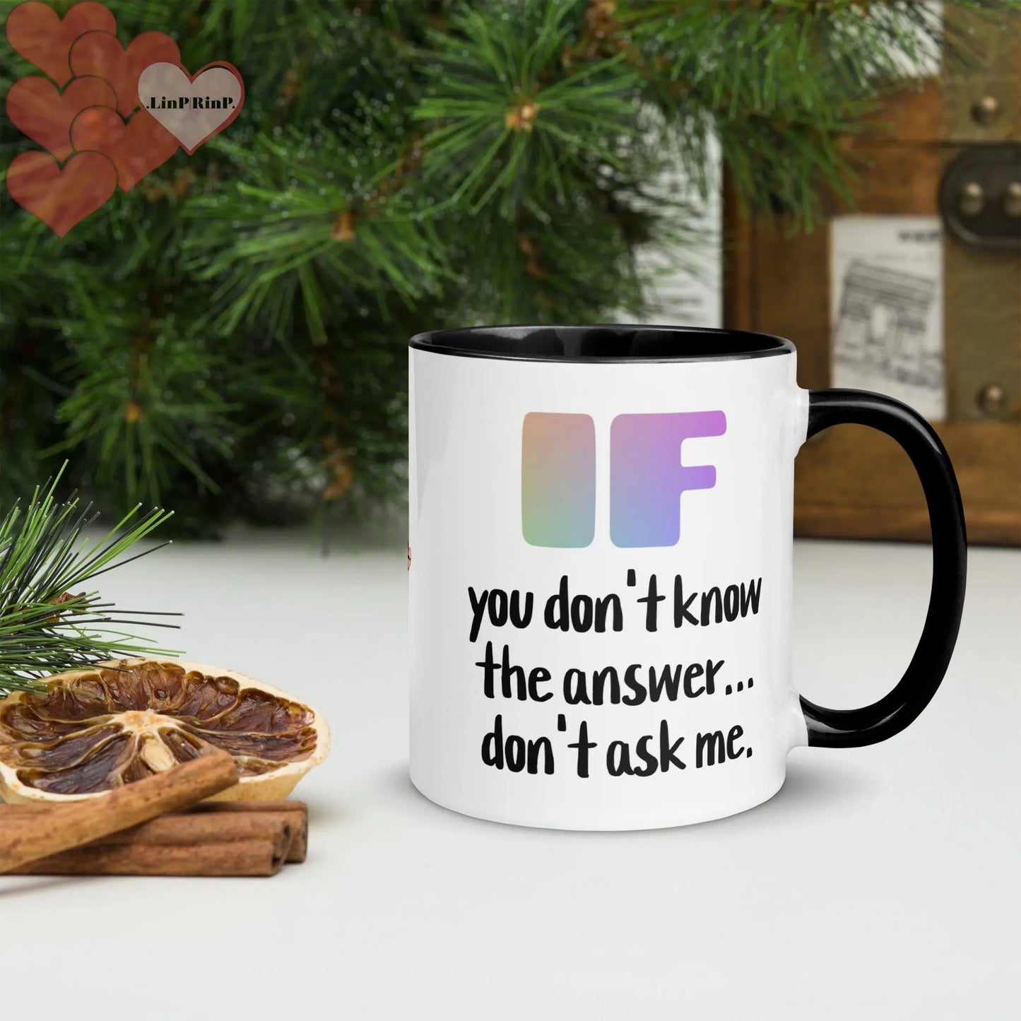 .LinP|RinP. Mug with Color Inside .LinP|RinP.