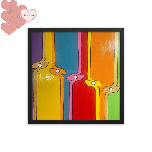 Kite .LinP|RinP. Art Framed poster .LinP|RinP.