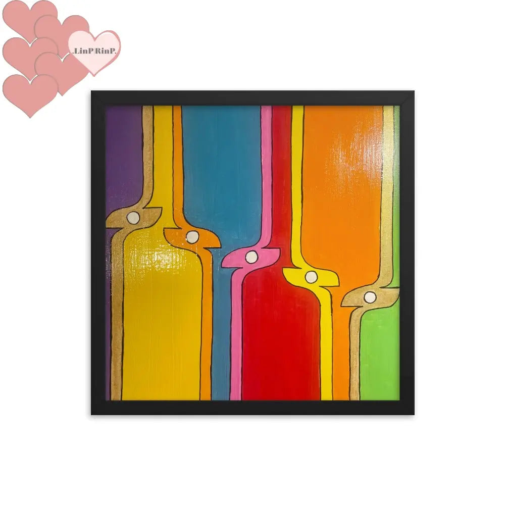 Kite .LinP|RinP. Art Framed poster .LinP|RinP.