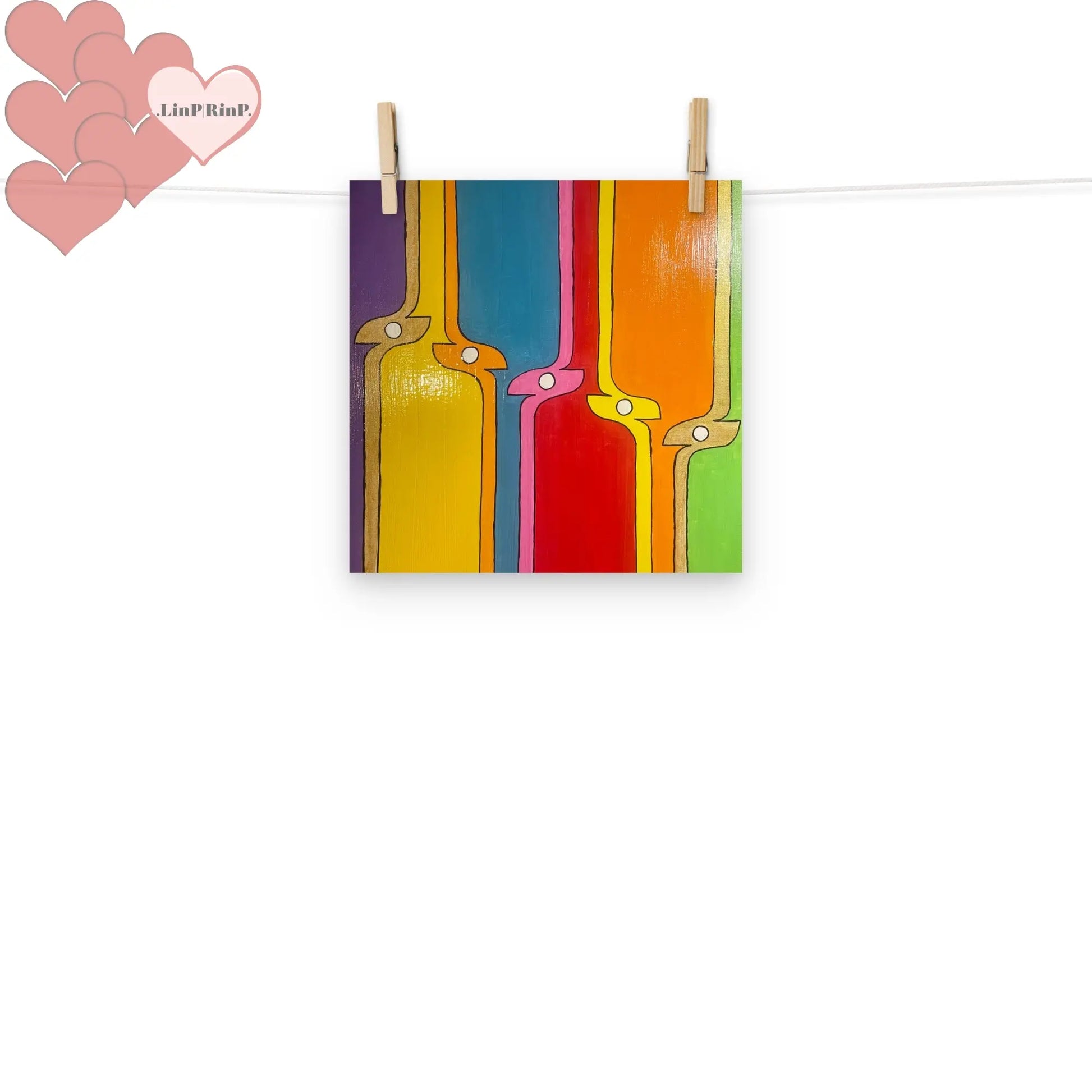 Kite .LinP|RinP. Art Photo paper poster .LinP|RinP.