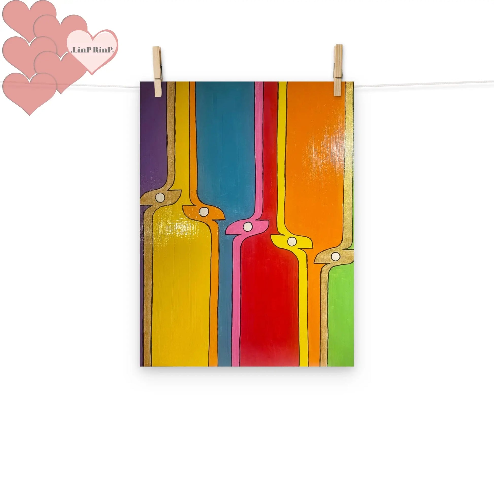 Kite .LinP|RinP. Art Photo paper poster .LinP|RinP.
