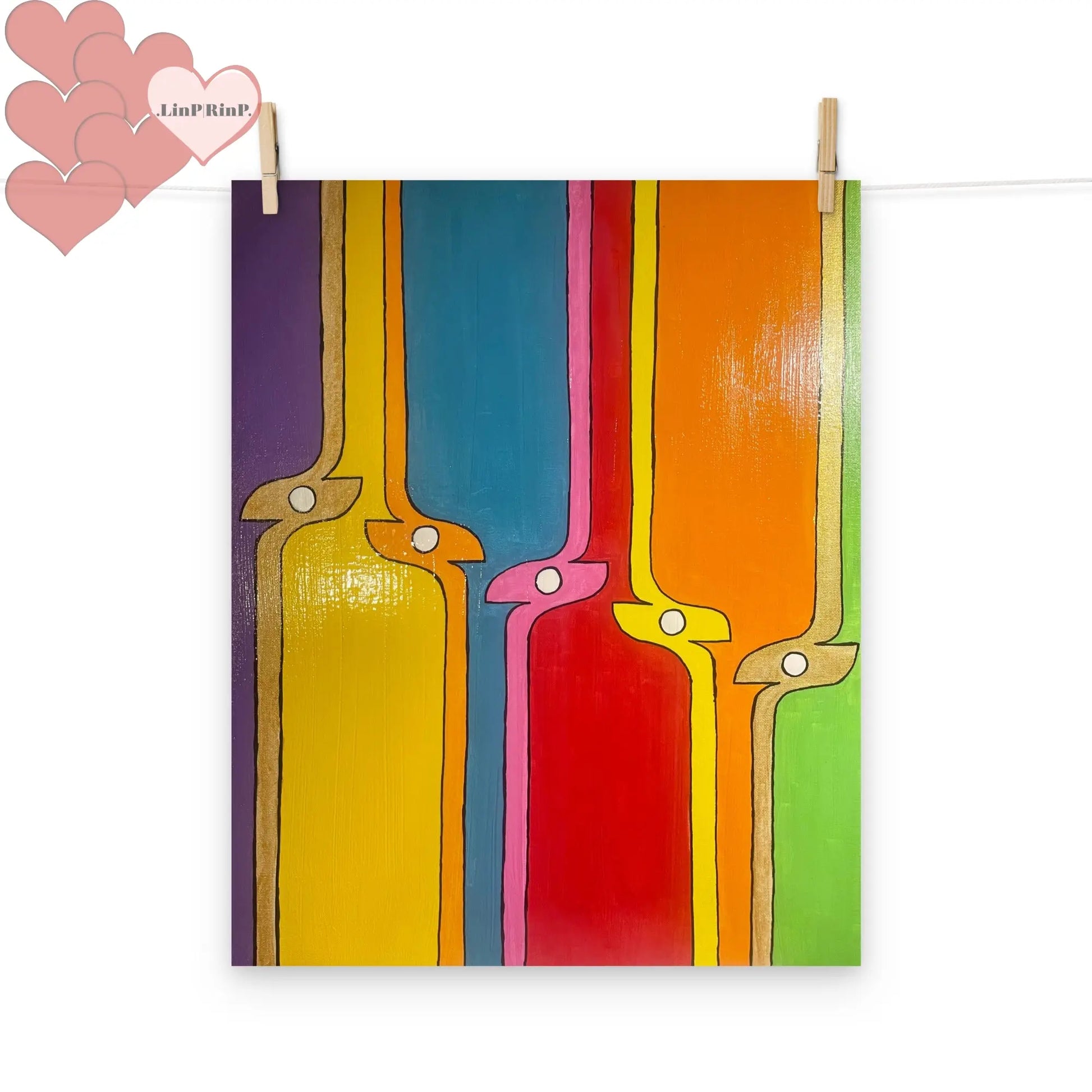 Kite .LinP|RinP. Art Photo paper poster .LinP|RinP.