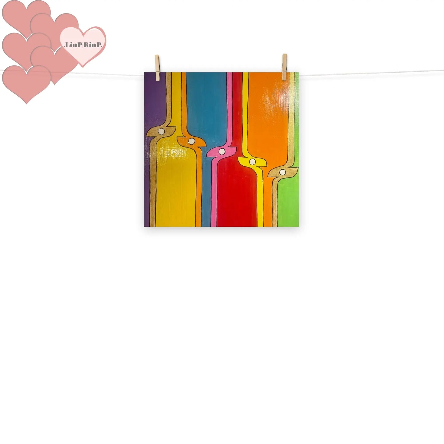 Kite .LinP|RinP. Art Photo paper poster .LinP|RinP.