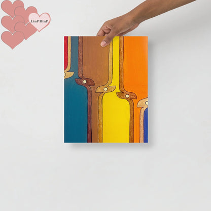 Kite .LinP|RinP. Art Photo paper poster .LinP|RinP.
