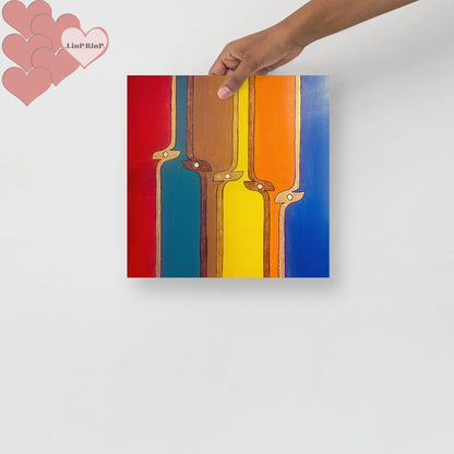 Kite .LinP|RinP. Art Photo paper poster .LinP|RinP.