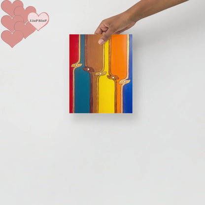 Kite .LinP|RinP. Art Photo paper poster .LinP|RinP.