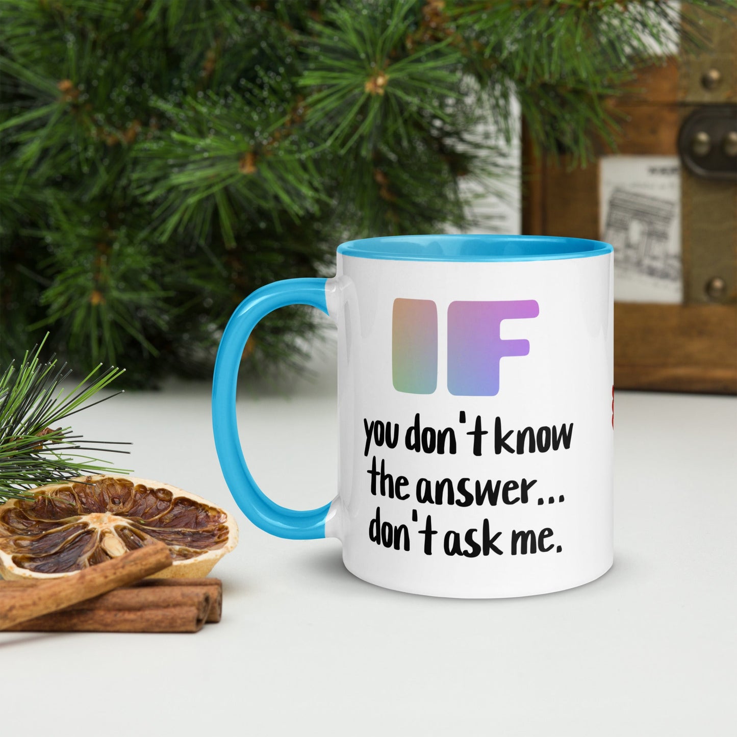 .LinP|RinP. Mug with Color Inside .LinP|RinP.