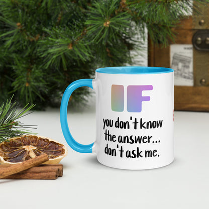 .LinP|RinP. Mug with Color Inside .LinP|RinP.