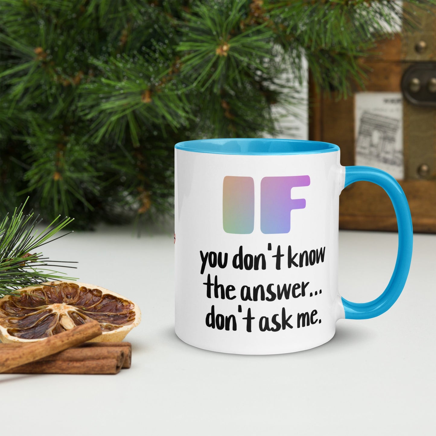 .LinP|RinP. Mug with Color Inside .LinP|RinP.