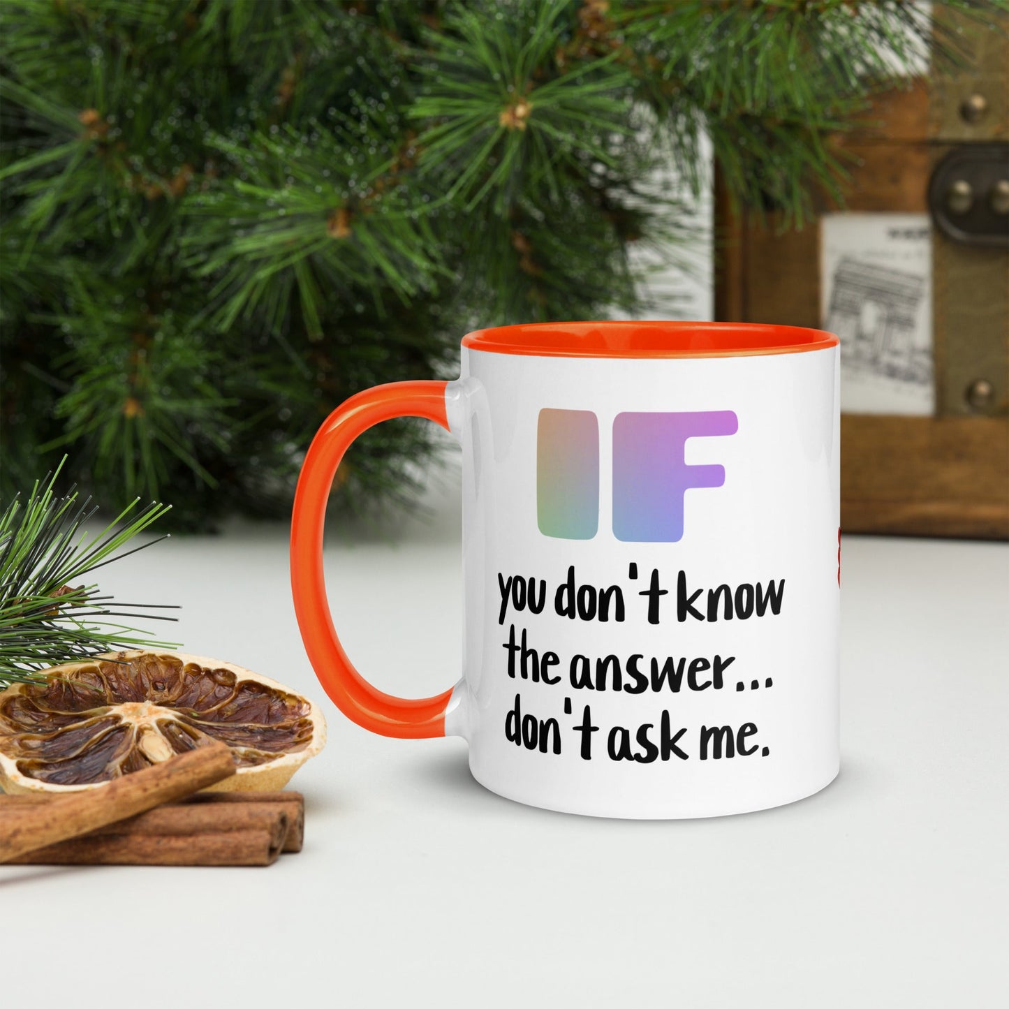 .LinP|RinP. Mug with Color Inside .LinP|RinP.