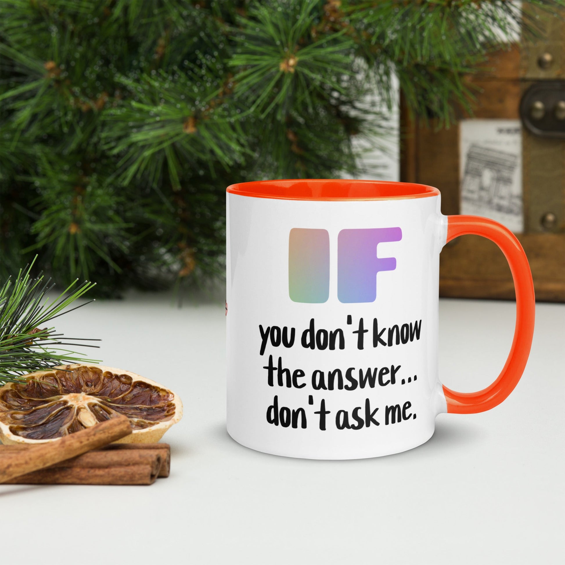 .LinP|RinP. Mug with Color Inside .LinP|RinP.
