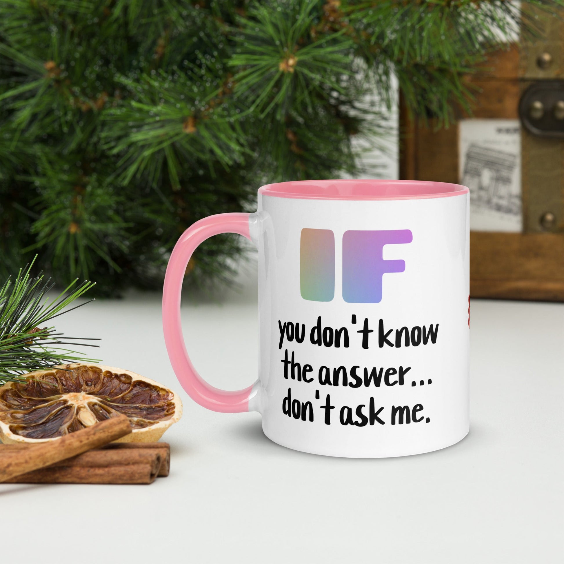 .LinP|RinP. Mug with Color Inside .LinP|RinP.