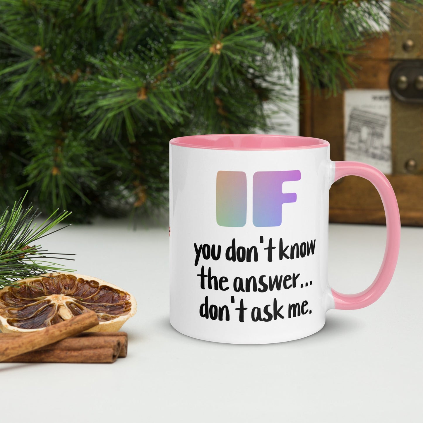.LinP|RinP. Mug with Color Inside .LinP|RinP.