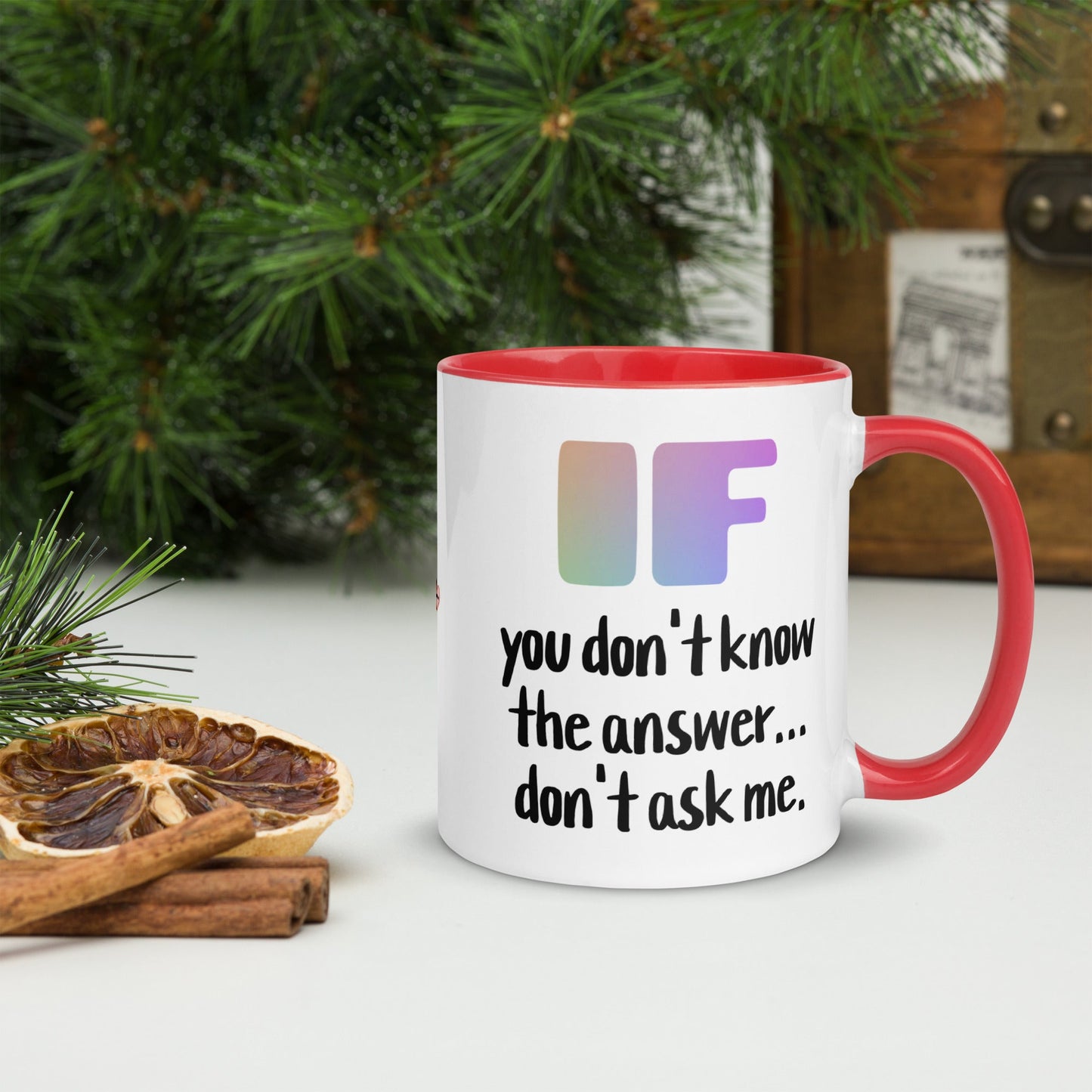 .LinP|RinP. Mug with Color Inside .LinP|RinP.