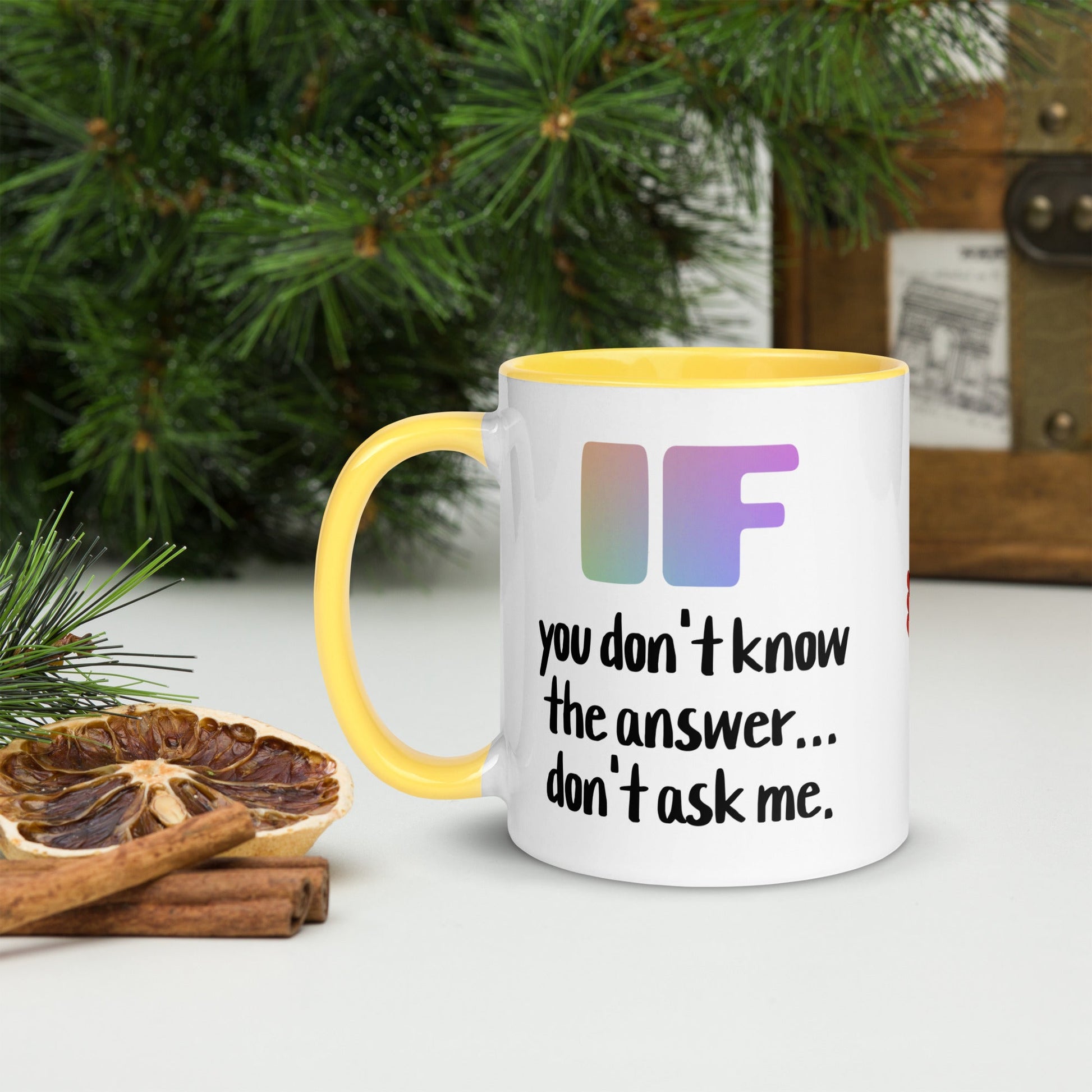.LinP|RinP. Mug with Color Inside .LinP|RinP.