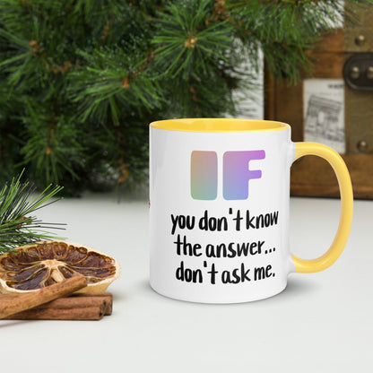 .LinP|RinP. Mug with Color Inside .LinP|RinP.